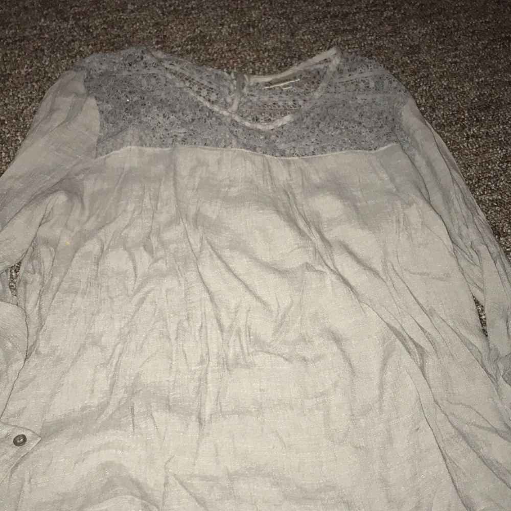 Grey fancy shirt